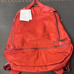 Lululemon Red Backpack